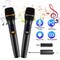 UHF Wireless Microphone Set – Rechargeable Handheld Dynamic Mics with 262FT Range for Karaoke & Events